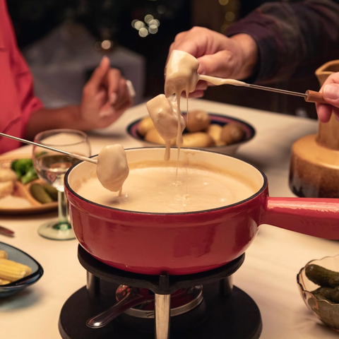 La Fondue Vegan - Fonduta vegana - New Roots