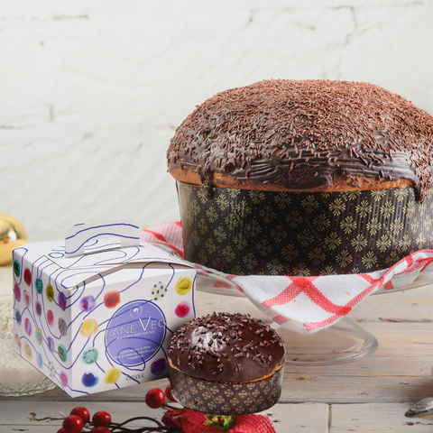 Panettone Vegano Cioccolato e Pera Pane-Veg - Biscottificio Guerra