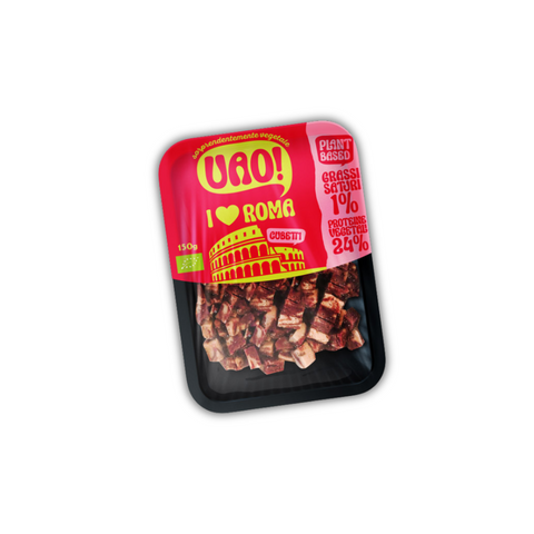 Cubetti di Pancetta Vegana "I Love Roma" - UAO!