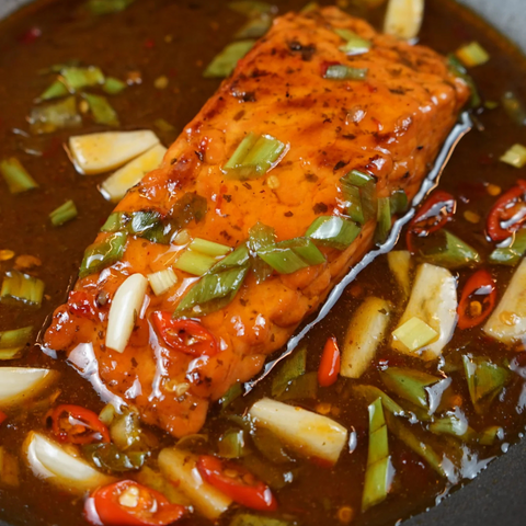 Filetto di Salmone vegan Asian Fusion Style - Revo