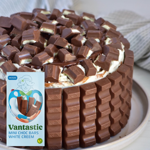 Mini barrette ripiene di cioccolato bianco - Vantastic foods
