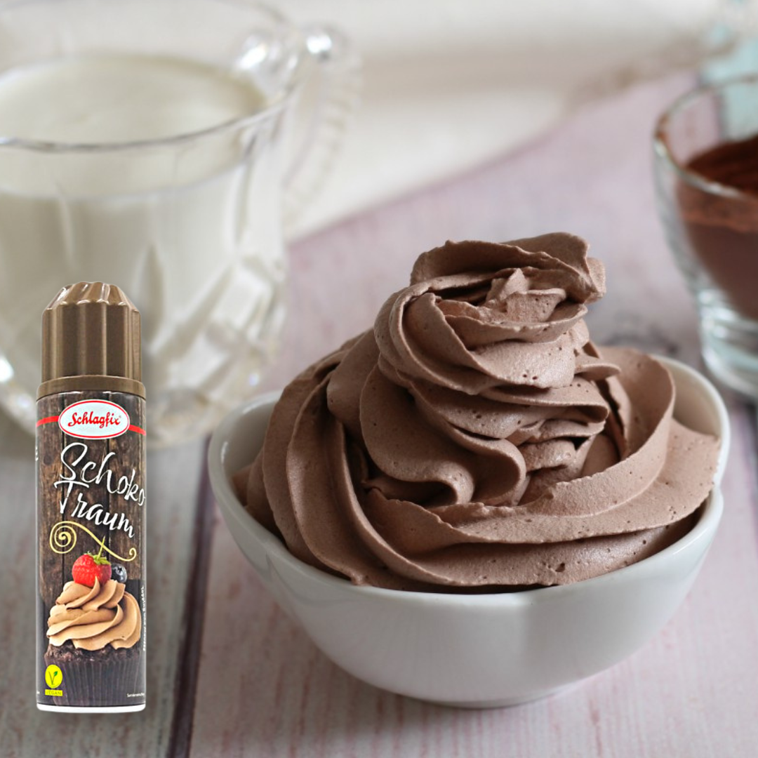 Panna Spray Vegan al Cioccolato - Schlagfix – Coccole di Gusto