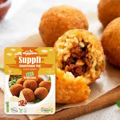 Supplì all'Amatriciana Vegano - Veggyamo
