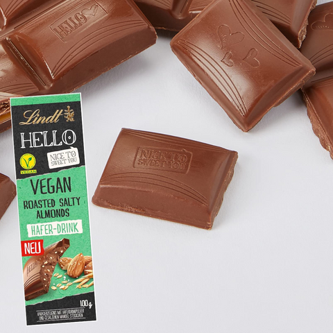 Tavoletta di cioccolato con mandorle salate tostate - Lindt Hello