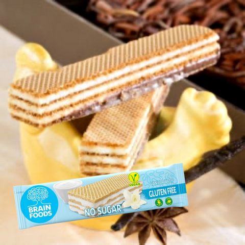 Wafer alla Vaniglia Senza Glutine - Brain Foods