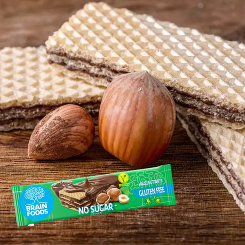 Wafer alle Nocciole Senza Glutine - Brain Foods