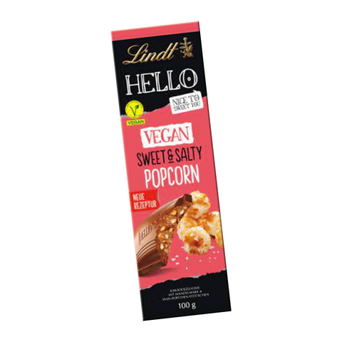 Tavoletta di cioccolato con popcorn dolci e salati - Lindt Hello