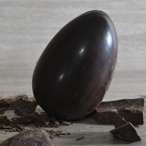 Uovo di Pasqua Vegan cioccolato extra fondente 71% - Mr Sciocco