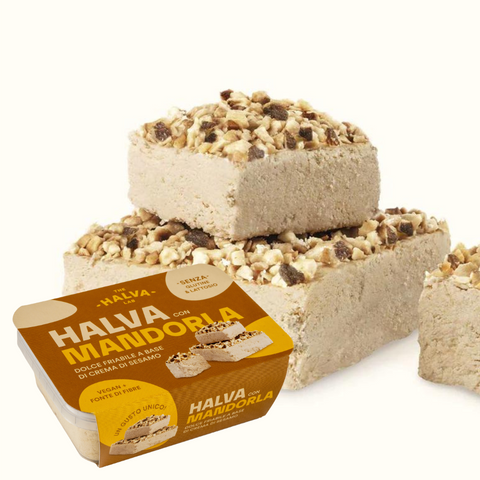 halva con mandorla