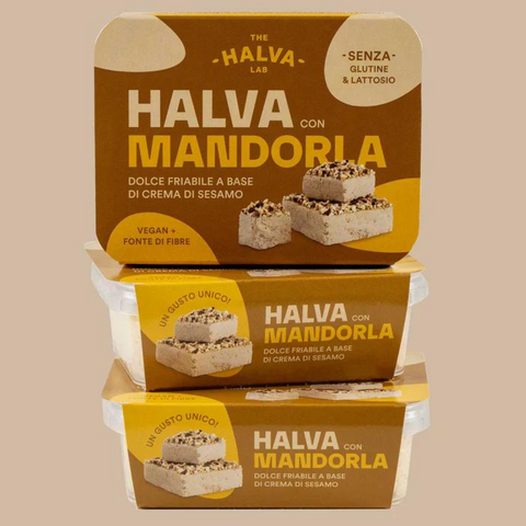 halva con mandorla