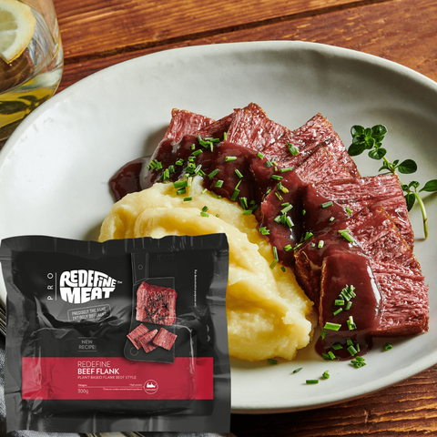 Bistecca stampata in 3D - Beef Flank - Redefine Meat