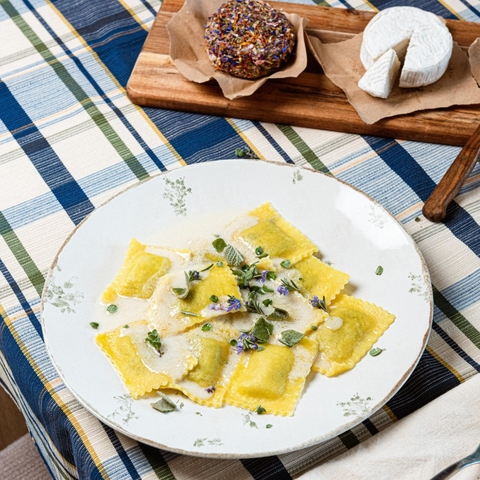 Ravioli con Fermaggio Fresco e Spinaci Bio - Fermaggio