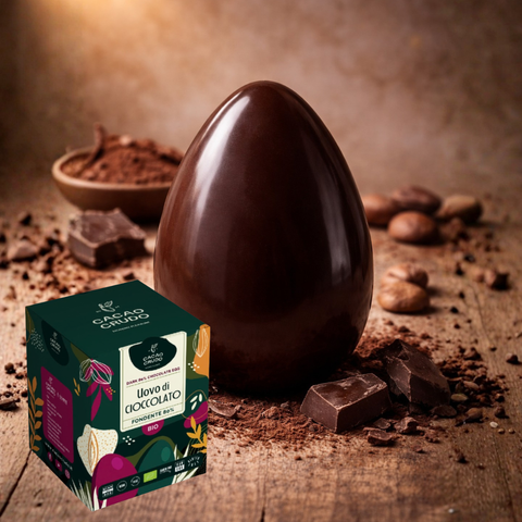 Uovo di Pasqua Raw Fondente 80% - Cacao Crudo