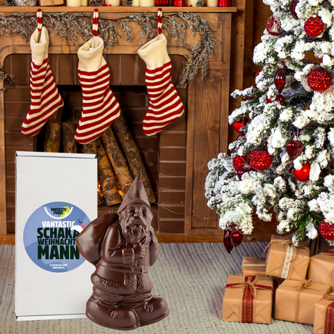 Babbo Natale di Cioccolato Fondente - Vantastic Foods