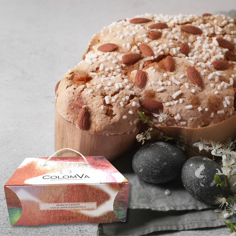 Colomba Vegana all'arancia con glassa di mandorle - Biscottificio Guerra