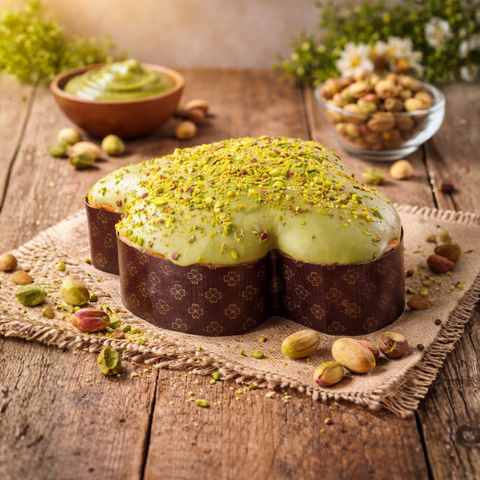 Colomba Vegana Pistacchio e Cioccolato Fondente - Sapore di Sole