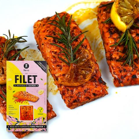 Filetto di Salmone vegan Pepe Rosa e Limone - Revo