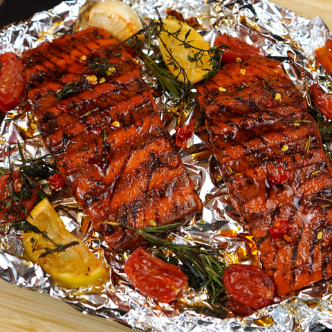 Filetto di Salmone vegan BBQ Style - Revo