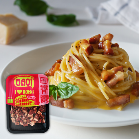 Cubetti di Pancetta Vegana "I Love Roma" - UAO!