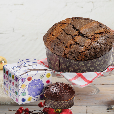Panettone Vegano Cioccolato e Pera Pane-Veg - Biscottificio Guerra