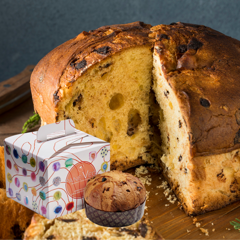 Panettone vegano con fichi, noci e uvetta Pane-Veg - Biscottificio Guerra