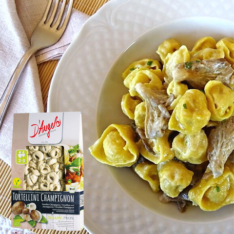 Tortellini con Funghi Champignon - D'Angelo