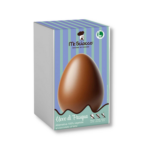 Uovo di Pasqua Vegan al cioccolato al latte - Mr Sciocco