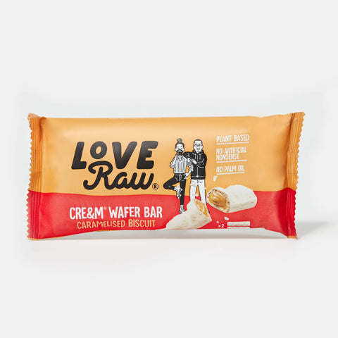 Caramelised Biscuit Cre&m® Wafer Bars - LoveRaw