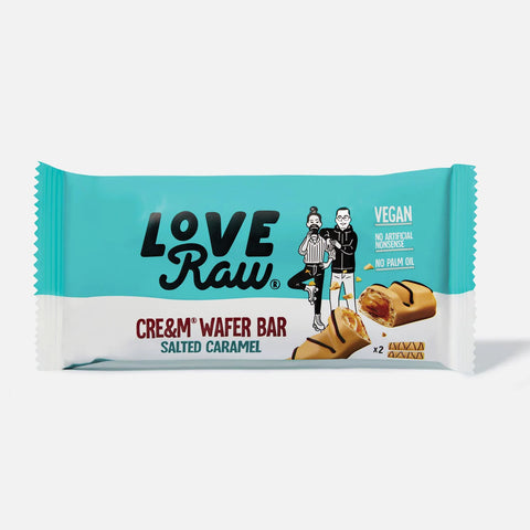Salted Caramel Cre&m Wafer Bars - LoveRaw