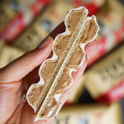 Cream Wafer Bar White Choc - LoveRaw